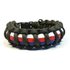 Cordell Paracord náramek Solomon TRIKOLORA (Rozměr XL ( 20 - 21 cm ))