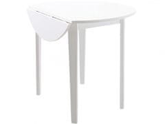 Danish Style Jídelní stůl Treno, 92 cm, bílá