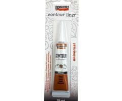 Pentart Kontura univerzální 20ml bronzová, pentart, kontury