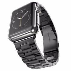 SAMURRAI luxusní nerezový ocelový řemínek pro Apple Watch - černý - 38 / 40 mm