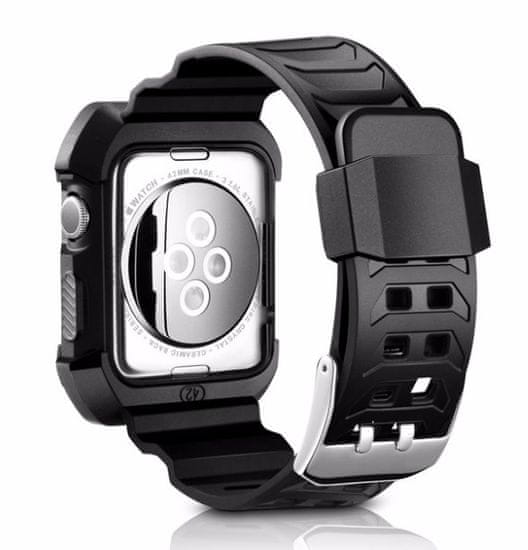 SAMURRAI Sportovní gumový řemínek / pouzdro na Apple Watch - 42 mm