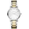 The Tribeca White Sunray Steel Silver Gold Duo TWSSG-T63