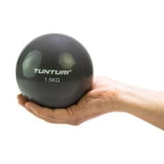 Joga míč Toningbal 1,5 kg TUNTURI antracitový
