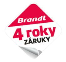 Záruka 4 roky na spotřebiče Brandt