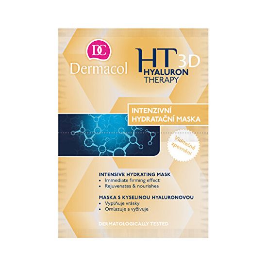 Dermacol Intenzivní hydratační a remodelační maska (HT 3D Intensive Hydrating Mask) 2 x 8 ml