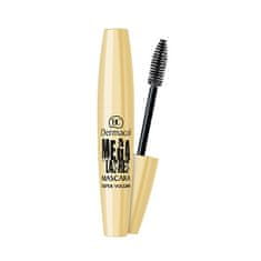 Dermacol Řasenka pro super objem s panoramatickým efektem Mega Lashes (Mascara Super Volume) 13 ml (Odstín Black)