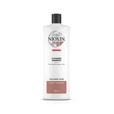 Nioxin Čisticí šampon pro jemné barvené mírně řídnoucí vlasy System 3 (Shampoo Cleanser System 3) (Objem 300 ml)