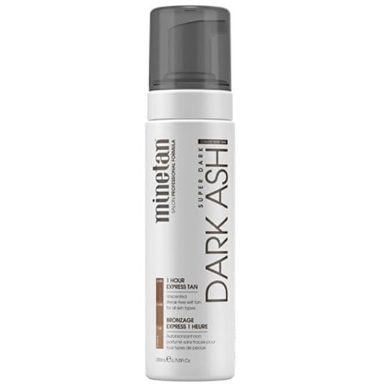 Minetan Samoopalovací pěna pro ultra tmavé opálení Dark Ash (1 Hour Express Tan) 200 ml