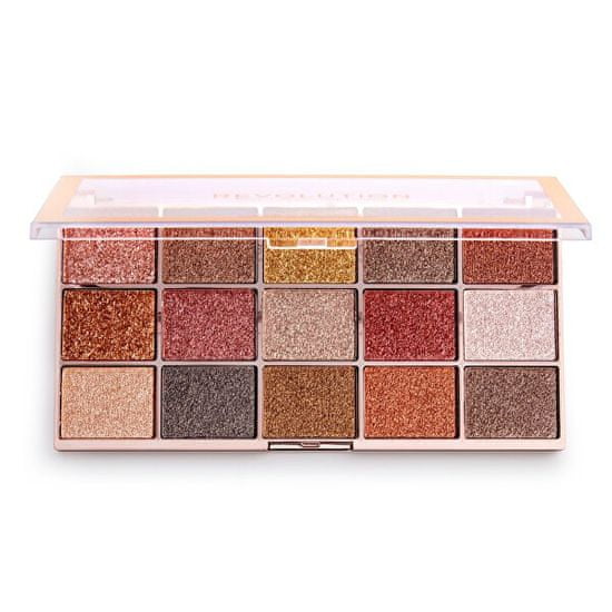 Makeup Revolution Paletka metalických očních stínů Foil Frenzy Fusion (Foil Frenzy Fusion Palette)30 g