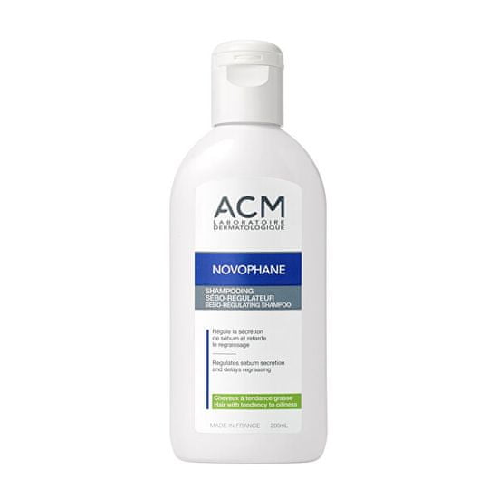 ACM Šampon regulující tvorbu mazu Novophane (Sebo-Regulating Shampoo) 200 ml