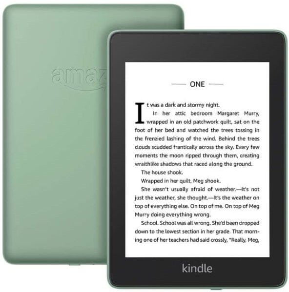 Amazon Kindle Paperwhite 4, 8GB, Sage - S REKLAMOU - rozbaleno