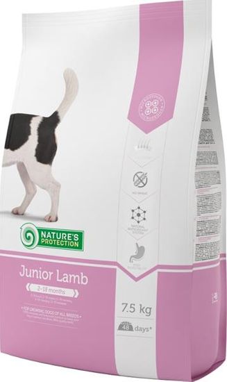 Nature's Protection Dog Dry Junior Lamb 7,5 kg