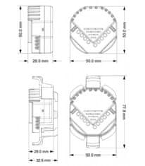 HELTUN HELTUN Relay Switch Quinto (HE-RS01), Z-Wave relé modul 5x5A