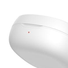 BASEUS Encok WM01 Plus TWS bezdrátové sluchátka, bílé