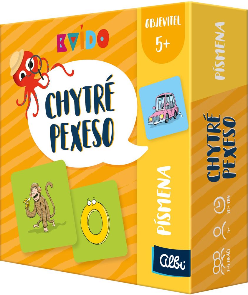 Albi Kvído - Chytré pexeso - písmena