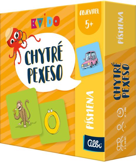 Albi Kvído - Chytré pexeso - písmena