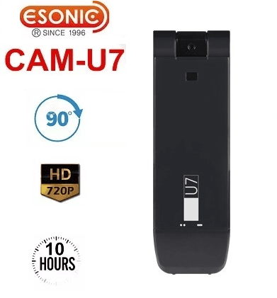 Esonic MEMOQ CAM-U7 Špionážní kamera - špionážní flash disk s dlouhou pracovní dobou + 32 GB micro SD karta zdarma!