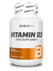 BioTech USA Vitamín D3 60 tablet