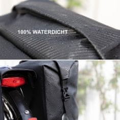 Dutch Mountains Taška na kolo Bicycle Bag Double Black