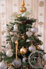 Decor By Glassor Vánoční rampouch zlatý mat