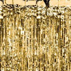 Decor By Glassor Párty závěs metalický zlatý