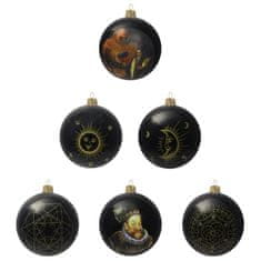 Decor By Glassor Set vánočních ozdob s dekorem Rudolfa II.