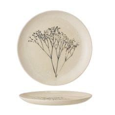 Decor By Glassor Keramický talíř s ilustrací luční květiny