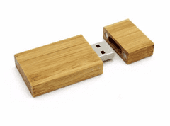 CTRL+C Dřevěný USB hranol, bambus carbon, 64 GB, USB 2.0