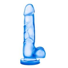 Blush B yours Dildo s přísavkou 19 cm - modrá