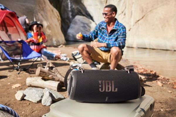 Prijenosni bežični zvučnik Bluetooth jbl xtreme 3 100 w snaga jbl pro zvuk moćna bas funkcija partyboost lav baterija 15 sati punjenja powerbank funkcija naramenica otvarač za boce