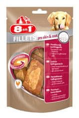 8in1 Pochoutka Fillets pro skin&coat S 80g