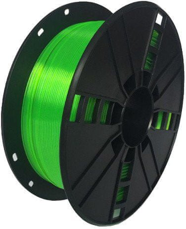 Gembird tisková struna, PLA+, 1,75mm, 1kg, zelená (3DP-PLA+1.75-02-G)