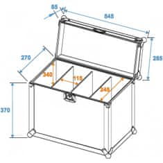 Eurolite Transportní case pro 4x SLS, velikost M