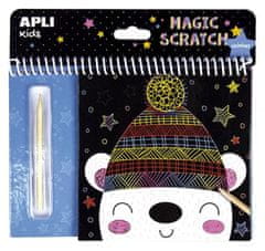 Apli Škrabací obrázky "Magic Scratch Winter", zima