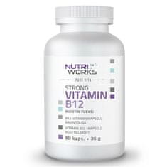 NutriWorks Strong Vitamin B12 90 kapslí 