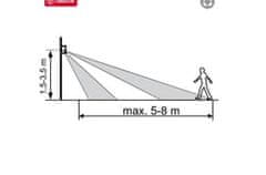 Tracon Electric Led reflektor venkovní 10W s pohybovým čidlem bílý 4000K IP65 RSMDLFM10 Tracon electric