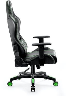 Gaming koliesková stolička Diablo-Chairs X-One 2.0, čierna/modrá (5902560337075) nastaviteľné operadlo podrúčky 150 kg hr pena