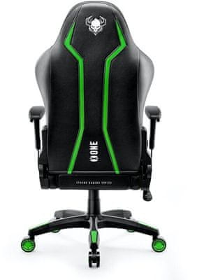 Gaming koliesková stolička Diablo-Chairs X-One 2.0, čierna/modrá (5902560337075) nastaviteľné operadlo podrúčky 150 kg hr pena