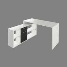 ATAN PC stůl NOE NEW - bílá / černá