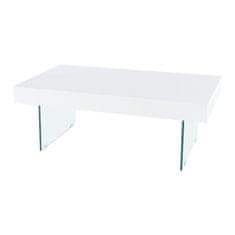 ATAN Konferenční stolek DAISY 2 NEW - bílý extra vysoký lesk