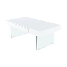 ATAN Konferenční stolek DAISY 2 NEW - bílý extra vysoký lesk