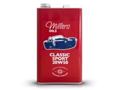 Miller Oils Špičkový polosyntetický motorový olej Classic Sport 20w-50 5l