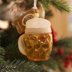Decor By Glassor Vánoční ozdoba půllitr piva 10°