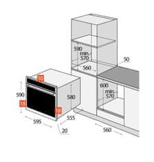 Concept vestavná trouba ETV8560wh