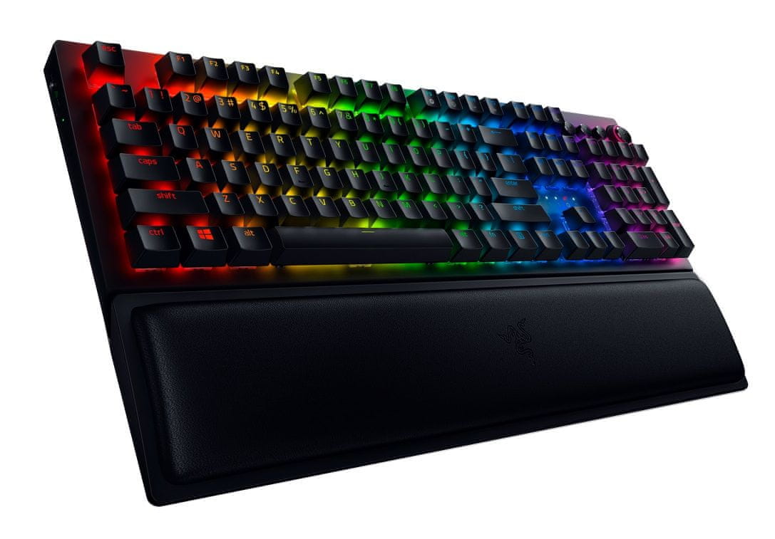 Razer BlackWidow V3 Pro, Razer Yellow, US (RZ03-03531700-R3M1) mechanická herní klávesnice RGB podsvícená bezdrátová bluetooth