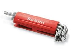 Fortum L-klíče TORX (4710300) L-klíče TORX , 9ks, T 10-15-20-25-27-30-40-45-50, S2