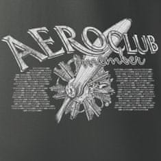 Tričko s hvězdicovým motorem AEROCLUB, XXL