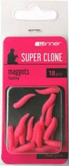 Tandem Baits Umělá nástraha - Maggots - plovoucí 18 ks M fluo pink, 3X15mm