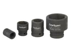 Fortum Hlavice nástrčná (4703019) hlavice nástrčná rázová, 3/4“, 19mm, L 52mm, CrMoV