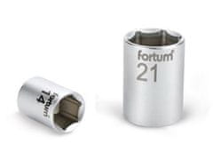 Fortum Hlavice nástrčná (4700421) hlavice nástrčná, 1/2&quot;, 21mm, L 38mm, 61CrV5